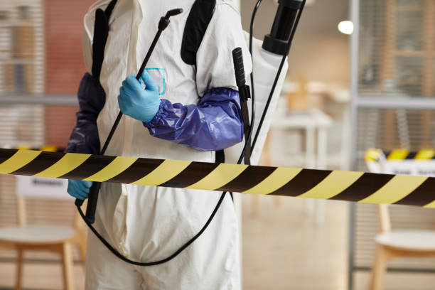 Professional Biohazard Cleanup technician working in Conley, GA